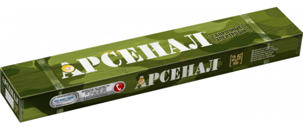 Электроды сварочные Арсенал МР-3, ф 3 мм (уп-2,5 кг) купить с доставкой в Макеево